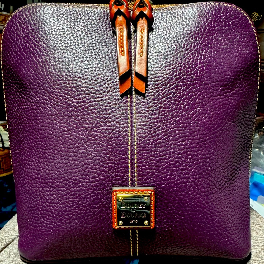 Dooney & Bourke Purple Crossbody Bag in Like New Condition